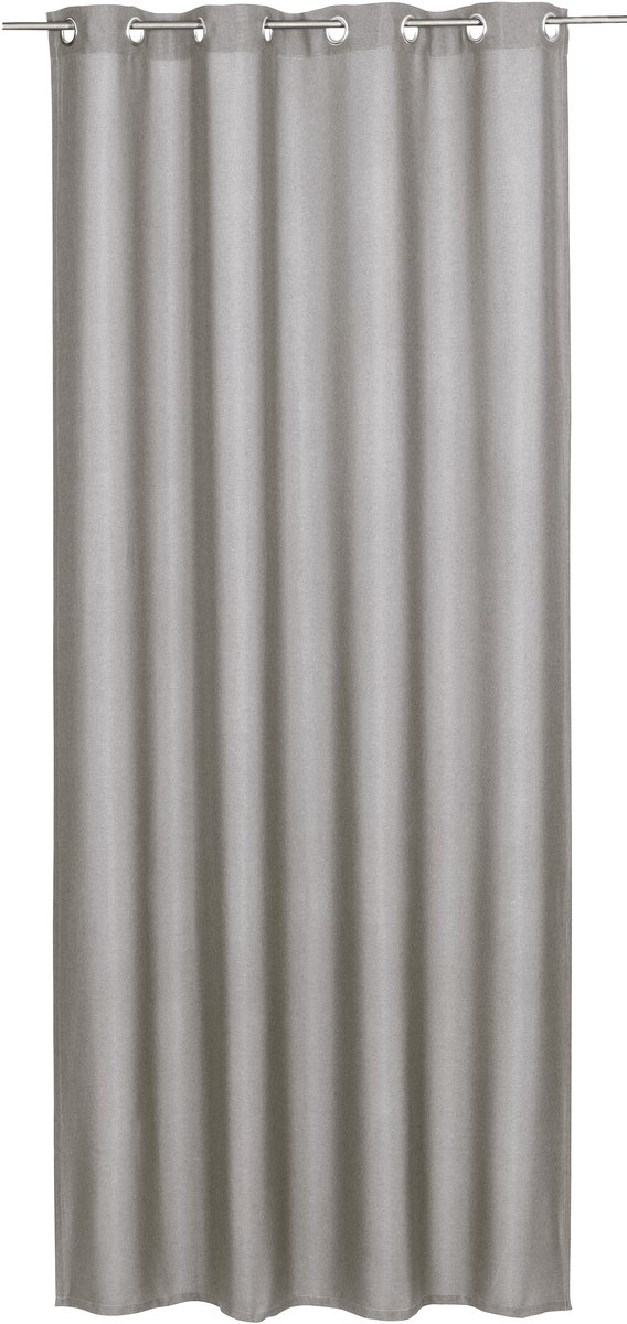 Elbersdrucke Gordijn met oogjes Lino 255x140 cm beige lichtdicht
