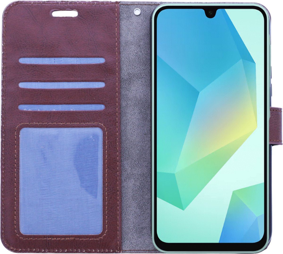 Portemonnee Book Case Hoesje Geschikt voor: Samsung Galaxy A24 - Bruin