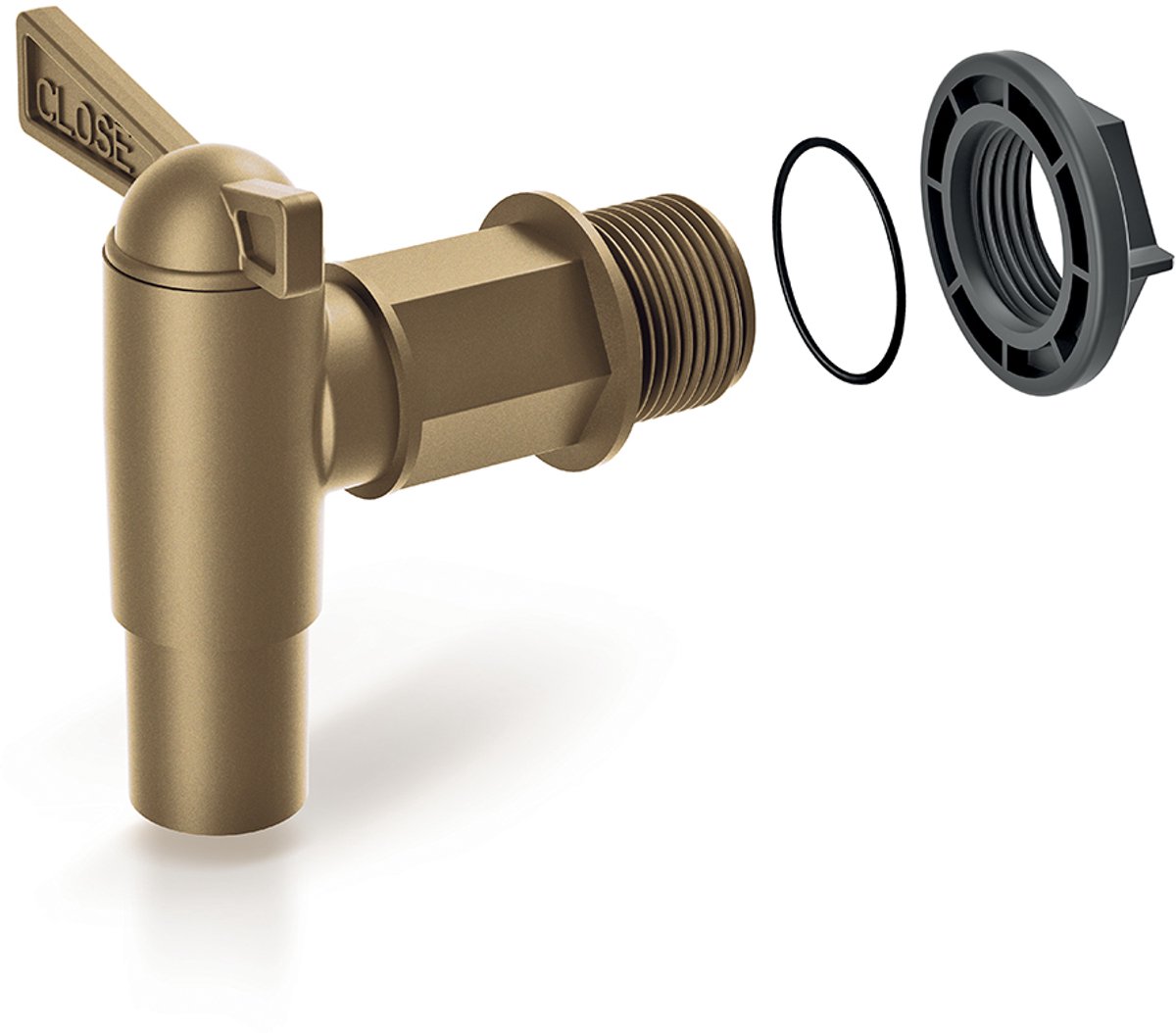 Garantia récupérateur d'eau Jolie 2 en 1 - 230 liter - avec jardinière et robinet