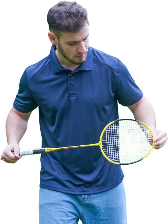 Bovista Golf Shirt Heren - T-shirt - Golfkleding - Golfen - Golf Accessoires - Polo Shirt - Zwart & Groen & Blauw - Maat M van Bovista — afbeelding 4