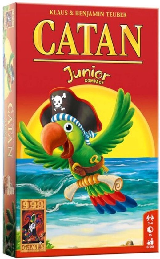 999 Games Kolonisten Van Catan Junior - Bordspel - Familie spel - Piraten - schoencadeau - sinterklaascadeau - kerstcadeau