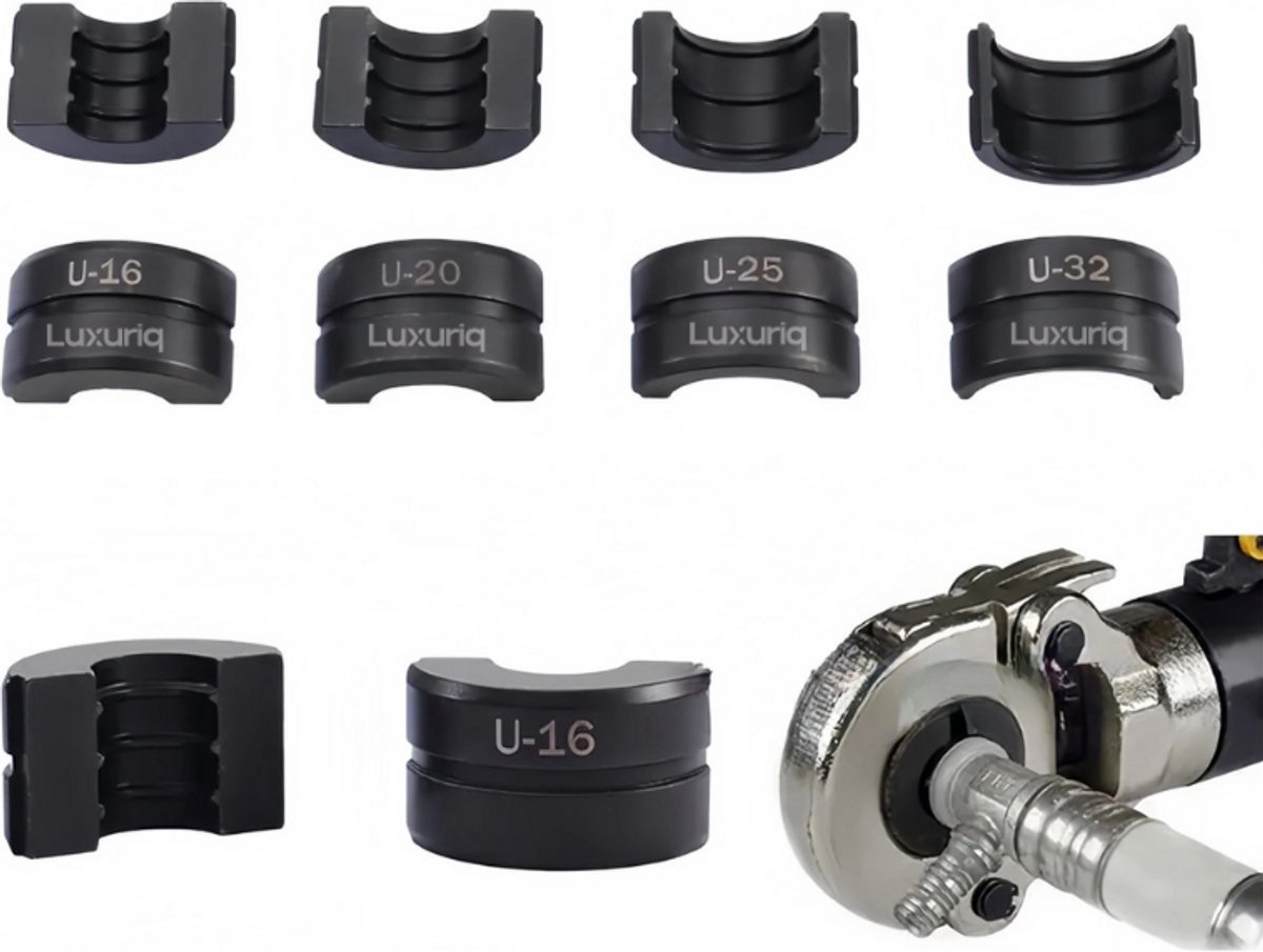 Rohrpressung U16 U20 U25 U32 AMZCNC Pressbacke U16-U32 – U-Kontur Für 16 ,20,25,32mm Verbundrohr, Passend Für Handpresszangen & Wechselbacken