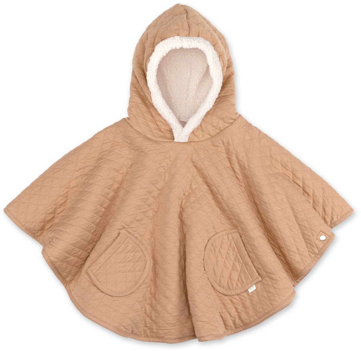 BEMINI Reisponcho - 9-36m - Buiten lekker warm - Beige