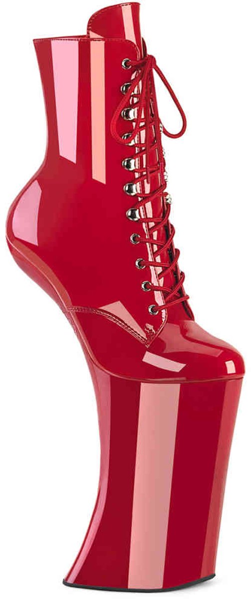 Pleaser FORBIDDEN-1020 Plateau Laarzen Paaldans schoenen 42 Shoes Rood
