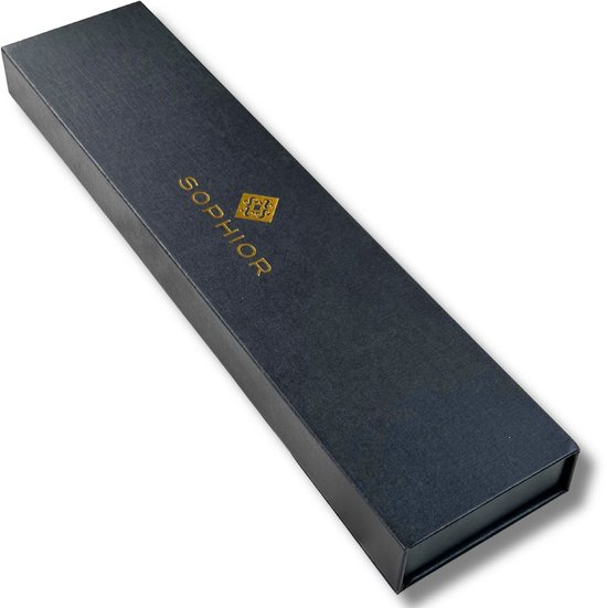 SOPHIOR Collection Classic Héritage - Couteau à pain | Acier 3 couches | Manche en palissandre | 60 HRC