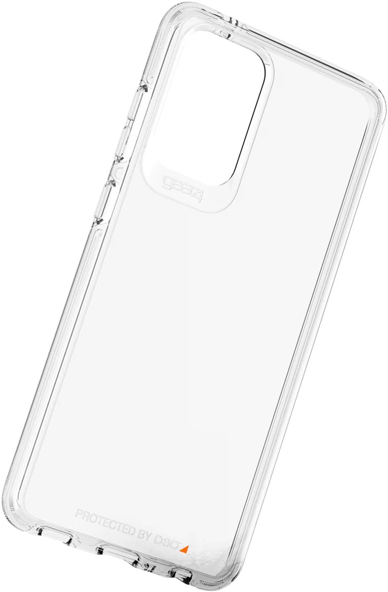 Gear4 - Samsung Galaxy A72 Hoesje - Harde Back Case Crystal Palace Transparant