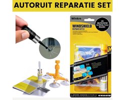 Reparatieset voorruit - Autoruit sterretje reparatie Set - Ruitreparatie tools - Sterretje reparatie - Ruit schuur reparatie - Glas reparatie lijm