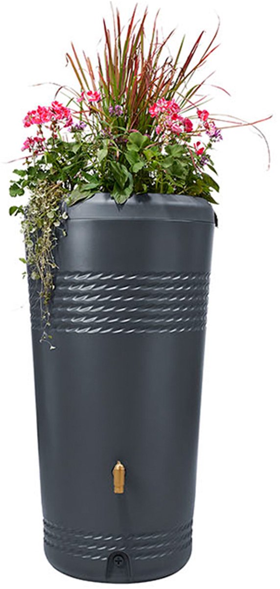 Garantia récupérateur d'eau Milo 2 en 1 - 230 liter - avec jardinière et robinet