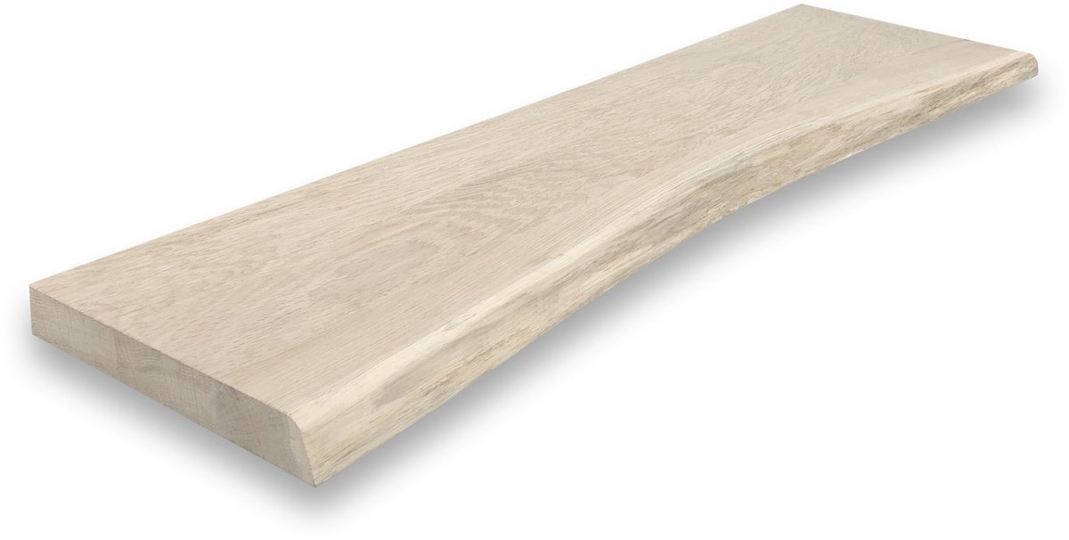 Massief eiken plank boomstam 100 x 40 cm - Eikenhouten plank - Losse plank - Boomstam plank - Eiken hout