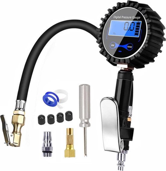 Oasser Digitale Bandenspanningsmeter Standaardaansluiting Motorfiets