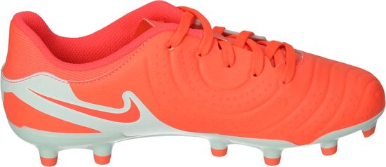 Nike Jr. Tiempo Legend 10 Academy - Voetbalschoenen - Maat 35 - Hot Lava/Wit / Wit - Tiempo - Voetbal - Kinder Voetbalschoenen van Nike — afbeelding 5