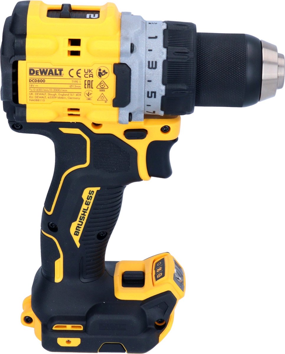 DeWalt DCD805-XJ D1 accu klopboormachine 18 V 90 Nm borstelloos | Body | Zonder Accu's en Laders - DCD805-XJ – foto 3