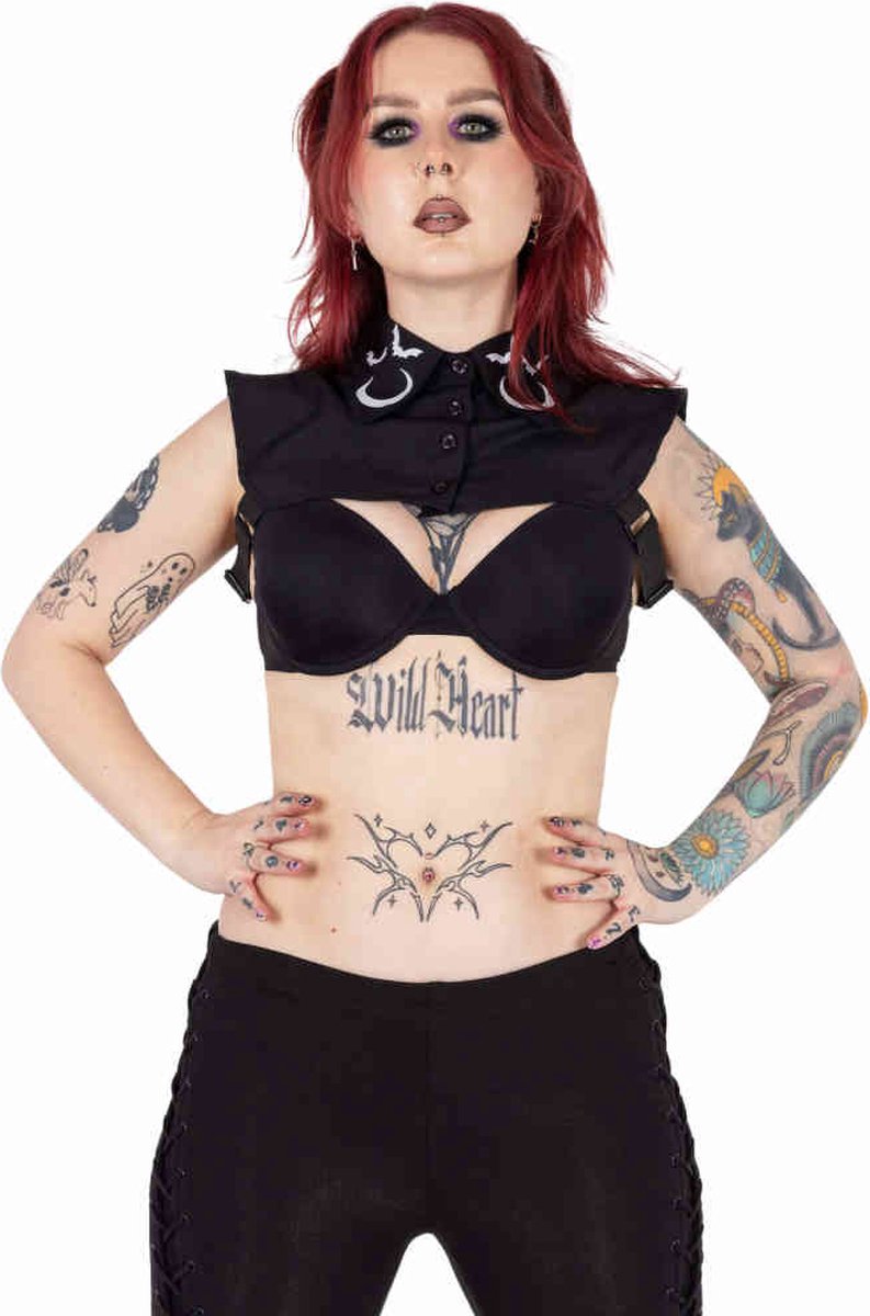 Heartless - Midnight Collar Kraag - M - Zwart
