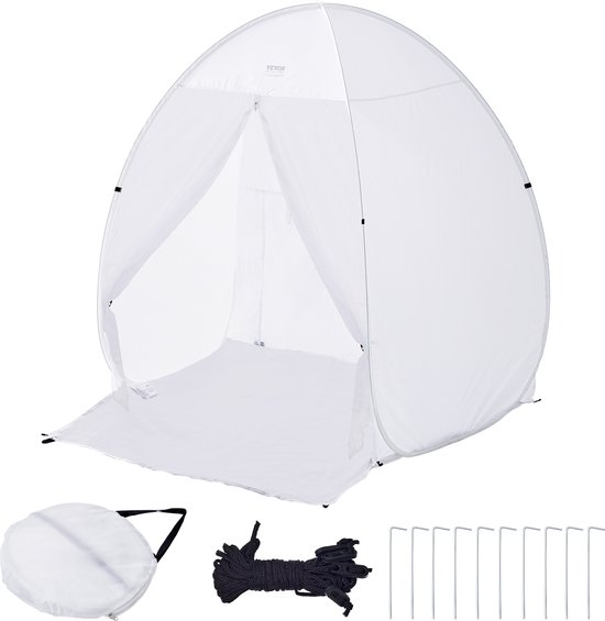VEVOR Spuitcabine Spuitverf Spuitverf Beschermende Tent Pop-Up 1524 x 1524 x 1778mm