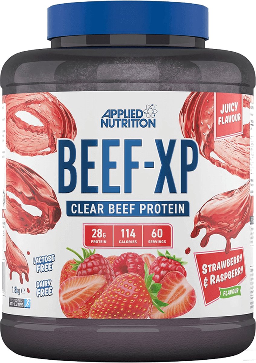 Goedkoopste Beef-XP 1800gr Strawbery & Raspberry