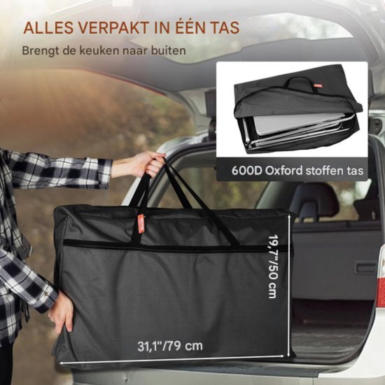 Camping Buiten Keukenkastje - Campingkast - Tuinkast - Tuin Keukenkast van Camp — afbeelding 3