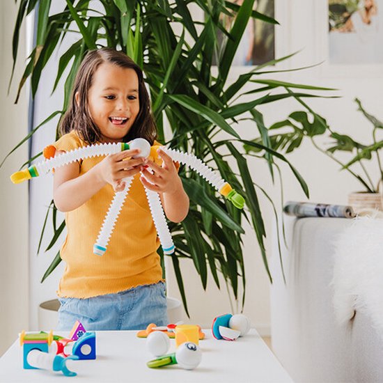 SmartMax Roboflex Plus - Magnetische Robots Bouwen - 20-Delige Bouwset met Flexibele Staven - Educatief Speelgoed voor Kleuters - Vanaf 3 Jaar