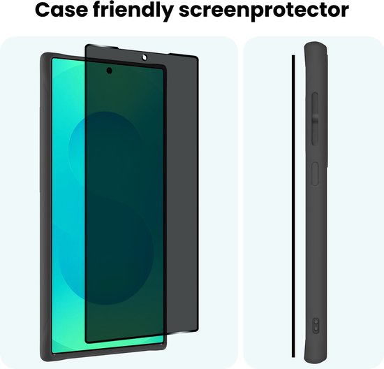 Protecteur d'écran adapté pour Samsung S25 Ultra Protecteur d'écran de confidentialité en Glas trempé couverture complète - Protecteur d'écran adapté pour Samsung Galaxy S25 Ultra Protecteur d'écran de confidentialité Anti- Spy - 2 PACK