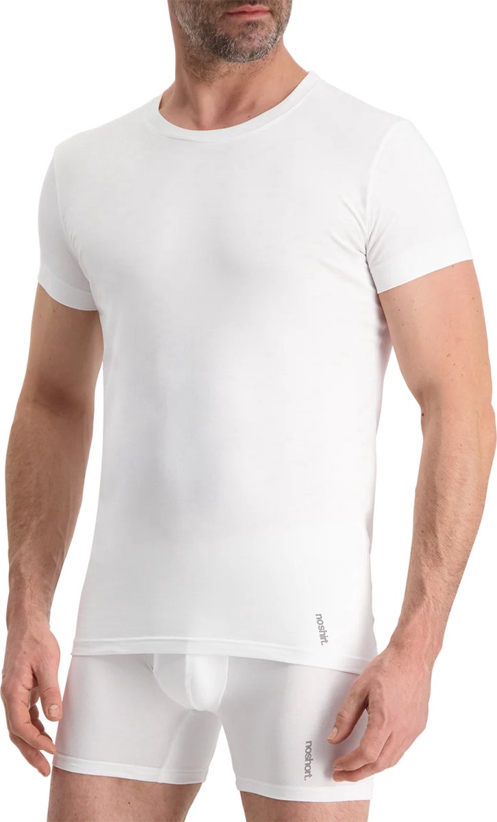 Noshirt Original Cotton - Ondershirt - Ronde Hals - Katoen - Wit - M