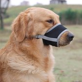 4Paw Muselière Chien moyen - Taille L - Muselière 22-32 cm Ajustable gris