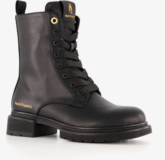Bottes à lacets pour femmes Hush Puppies noires Taille 37 - Main Image