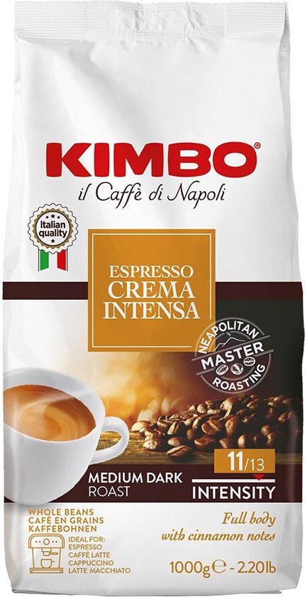 Kimbo Espresso Crema Intensa - koffiebonen - 1 kilo