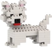 Hond White Terrier- Brixies- nano-bouwsteentjes