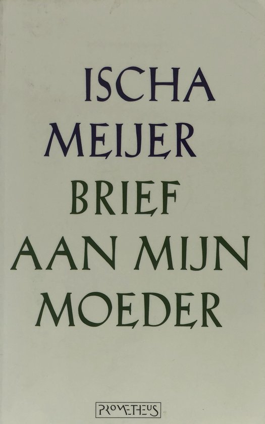 Brief aan mijn moeder - cover