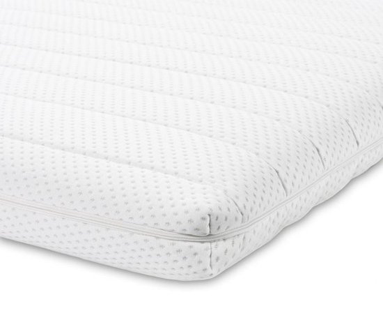 Juskys Topper 140x200 Cm Van Traagschuim, 7 Zones Orthopedisch En Ademend Hoogte H2 H3 Overtrek Wasbaar Matrastopper Matras Wit 664876573