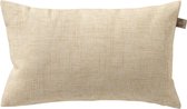 Dutch Decor NERIDA - buitenkussen 30x50 cm - waterafstotend en uv-bestendig - Creme Brulee - beige