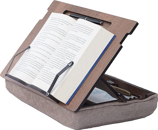 Kookboekhouder boekensteun boekenstandaard in antiek bruin