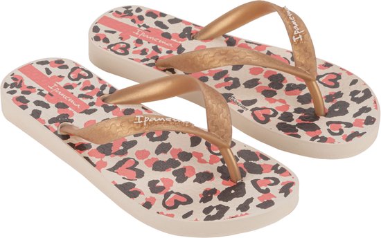 Slippers unisexes Ipanema Themas Kids Junior - Beige/ Gold