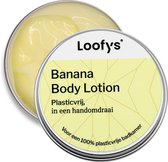 Loofys Body Lotion Banana – Natuurlijke & Hydraterende Bodylotion – Plasticvrij, Vegan & Duurzaam – Herbruikbaar Blikje – 150g