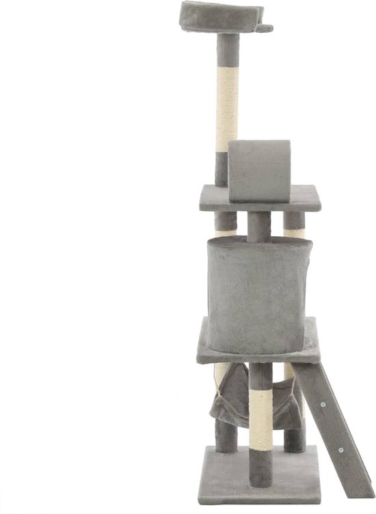 Beltom® Krabpaal voor katten klimmende boomkat krabben roos katboom spelen boom 54 cm. Parkgames - Bruin-Beige