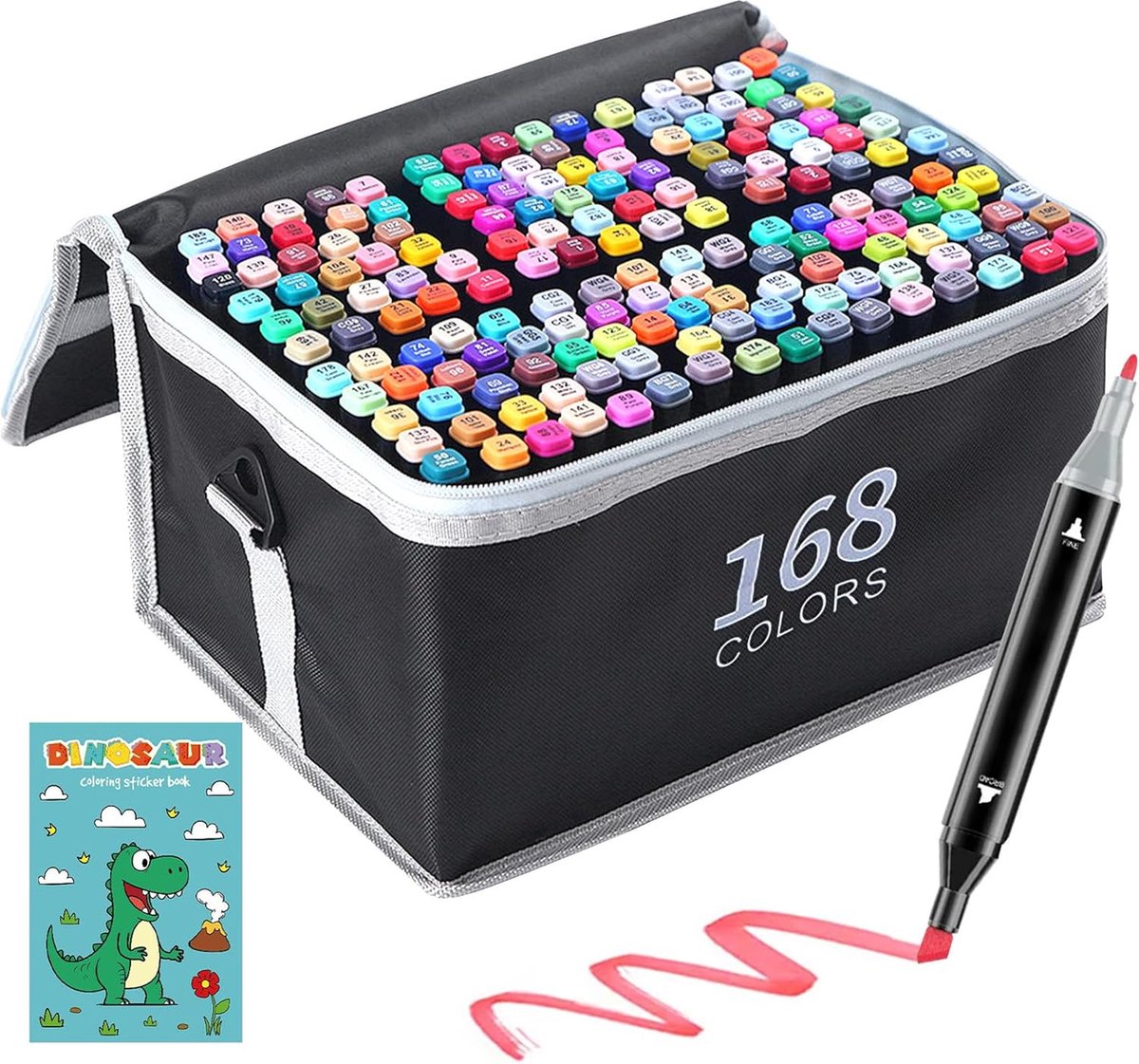 Twinmarkers Alcohol - Alcohol Markers - Markeerstiften - Kleurstiften - Dual-Tip Markers