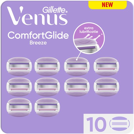 Gillette Venus Scheermesjes Comfortglide Breeze - 10 Navulmesjes