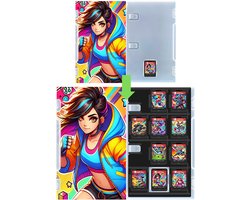 Xainy – Card case base plate add-on voor Nintendo Switch of Switch 2 games | Switch-games opberghoes accessoires | Spellen game houder | Opberg travel box / opbergbox voor OLED / Lite consoles | Beschermhoes plaat voor 9 extra card slots |