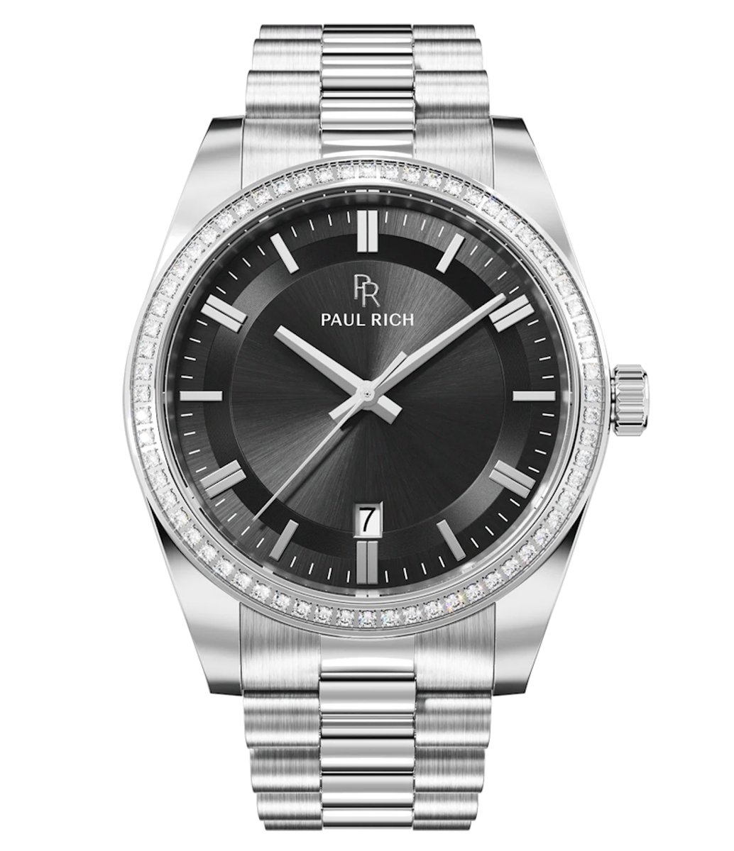 Paul Rich Legacy Silver Black LEG04 horloge