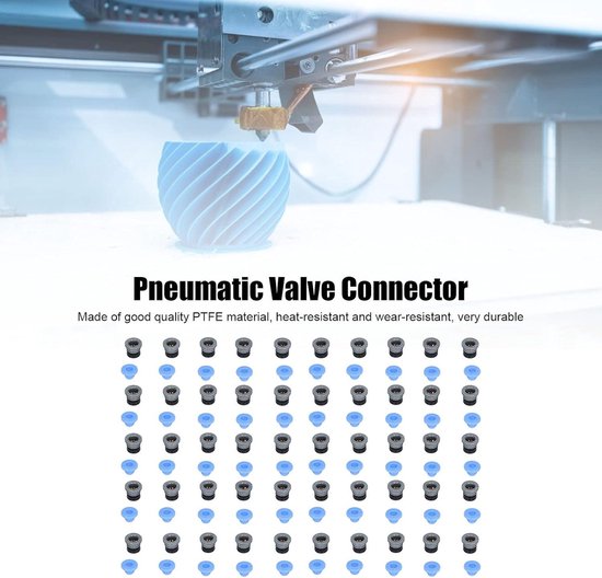 Hàng Sẵn] Bộ 10 Đầu Nối Van Khí Nén Cho Máy đùn VORON Phụ Kiện In 3D Ptfe Ecas04 Dustrial I.985106908