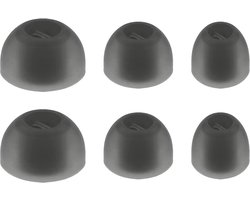 Ibley ComfortFit Siliconen oortips voor Bowers & Wilkins Pi5 (S2) & Pi7 (S2) zwart - Siliconen Earplug - S/M/L formaat - 3 paar - 3 maten - B&W Pi5 (S2) oortips - B&W Pi7 (S2) oortips