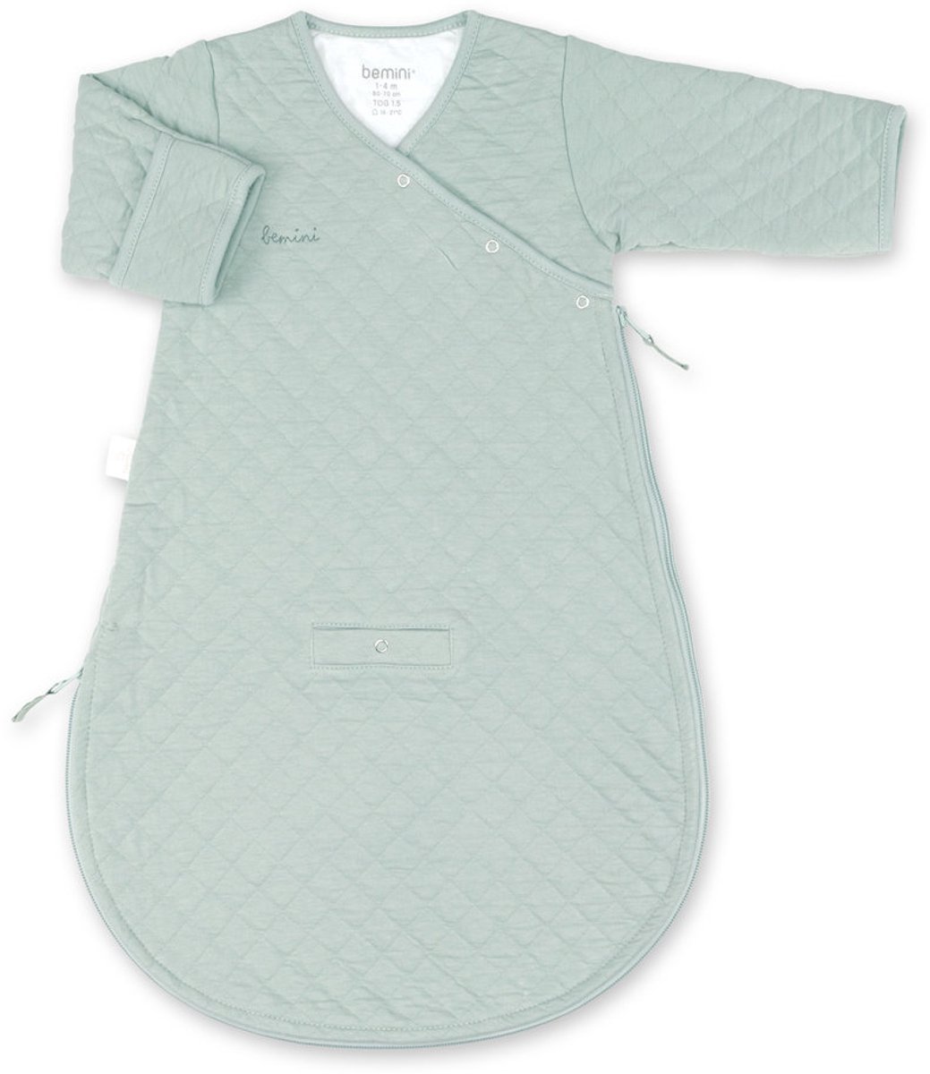BEMINI Babyslaapzak - MAGIC BAG 1-4m - TOG 1.5 - Gewatteerd comfort - Lunar
