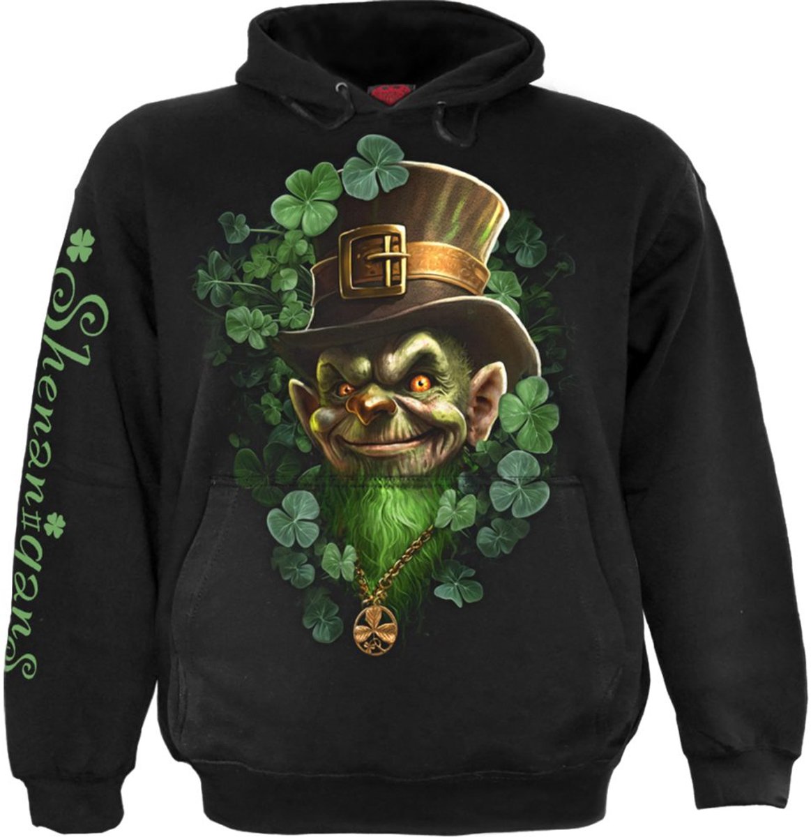 Spiral Shenanigans - Hoodie Heren Trui met capuchon - zwart - M