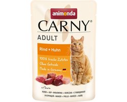 Animonda Kattenportiezakje Carny Adult 12x85g - Rund + Kip