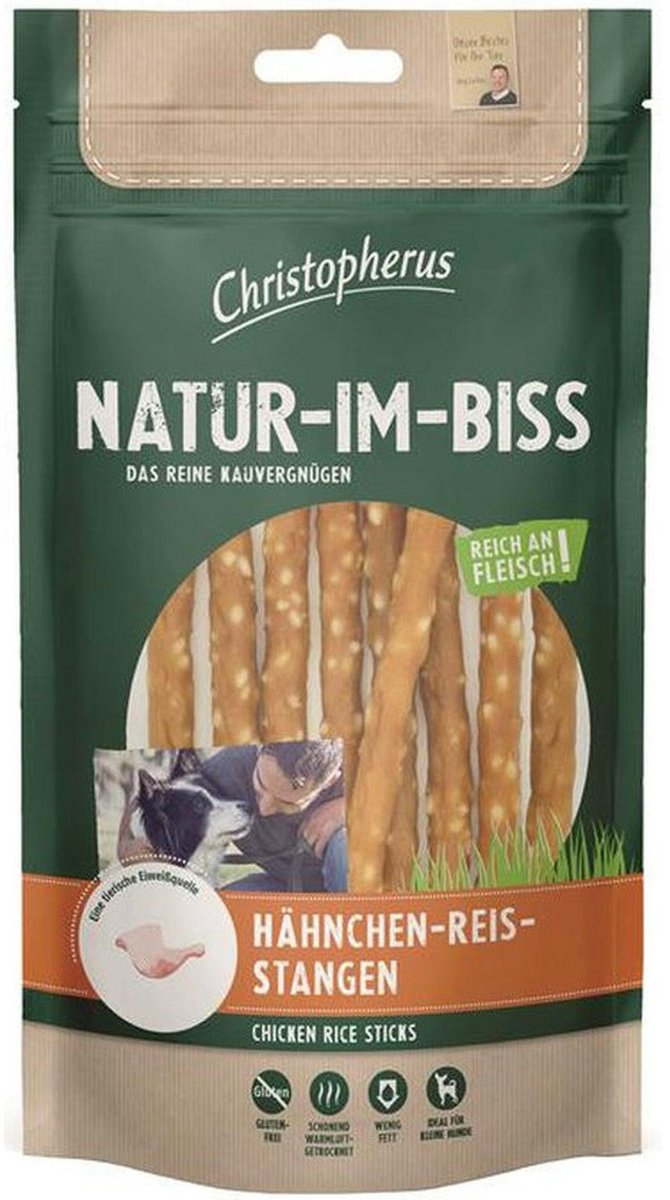 Christopherus Snack Kip & Rijst sticks 12x70g - Kip & Rijst