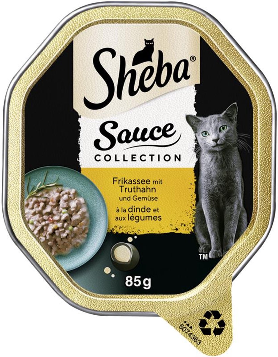 Mars Sheba Bowl Saus Collectie Fricassee 22x85g - Kalkoen & Groenten