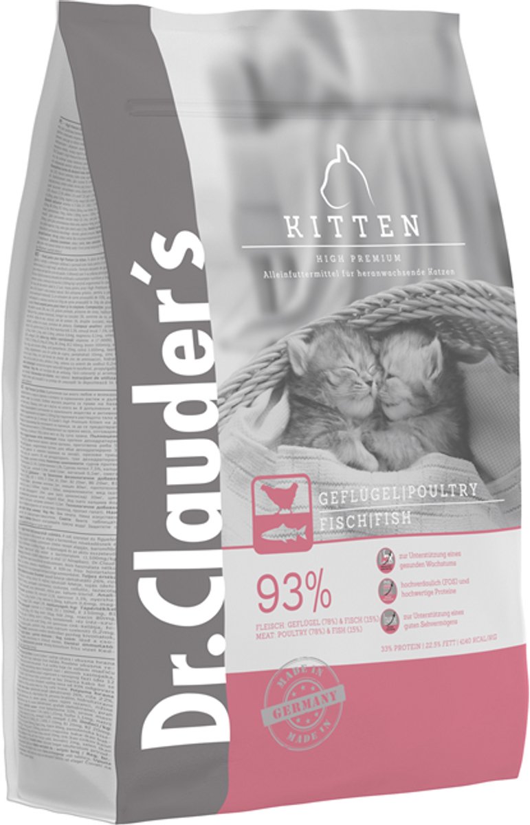 Dr. Clauder's Premium Kattenvoer Indoor Inhoud - 4 kg
