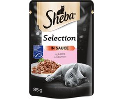 Sheba Selectie Saus 24x85g - Zalm