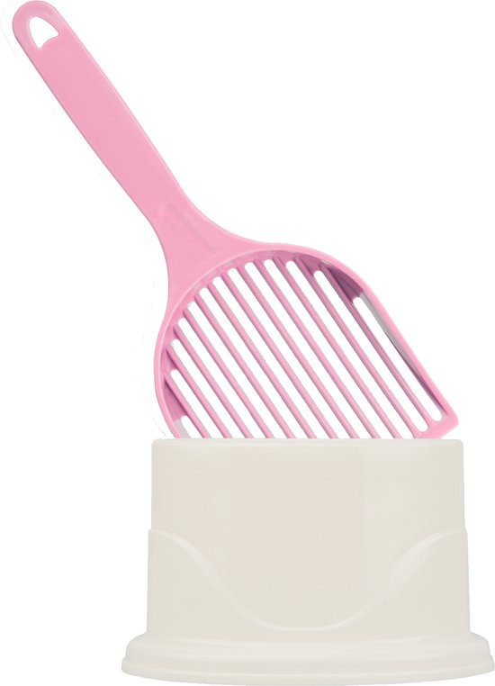 Schep Voor Kattenbak - Kattenbakschep Met Houder – Kattenschep – 30x12CM – Extra Stevig