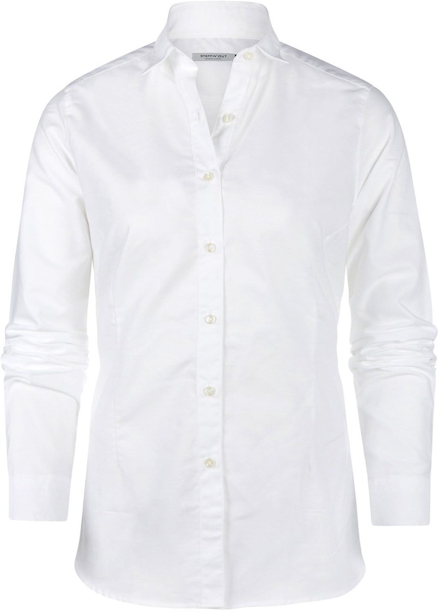 Steppin' Out Blouse Lauren Oxford Wit - Maat XS - Heren