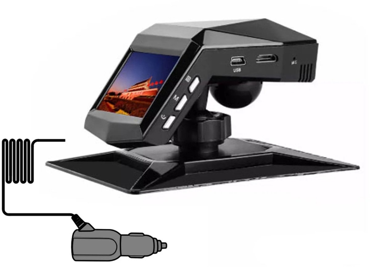 Gabrys® Dashcam voor auto - 4K HD - 1080P - 2" HD scherm - Looprecording - Full HD - Emergency - noodgeval - Nachtzicht - Incl 32GB SD-kaart – foto 6